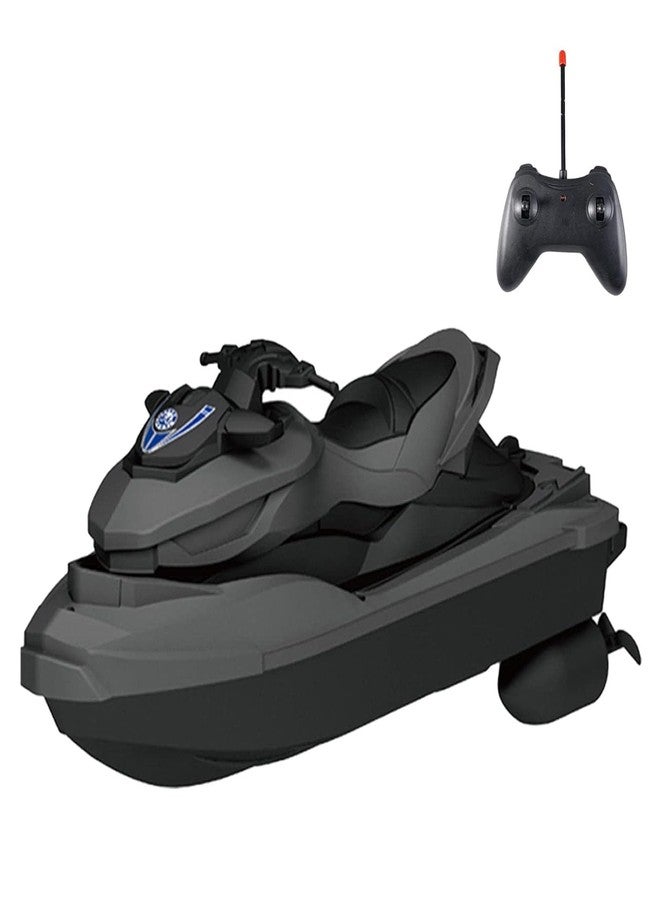 Jack Royal Remote Control Jet Ski for Pool and Lake, Motorized Rc Boat Floating Toys for Kids (Black) - Image 1
